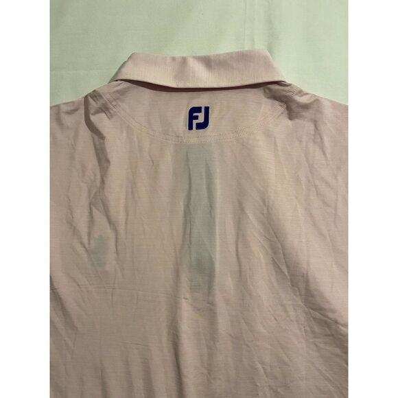 Footjoy Men's Pink Polo Short Sleeve Shirt Size 2XL - Picture 5 of 5